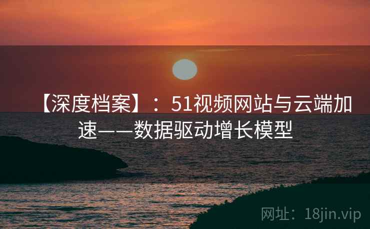 【深度档案】：51视频网站与云端加速——数据驱动增长模型