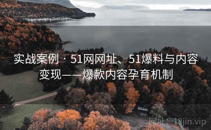 实战案例 · 51网网址、51爆料与内容变现——爆款内容孕育机制  第2张