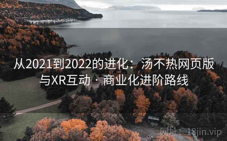 从2021到2022的进化：汤不热网页版与XR互动 · 商业化进阶路线