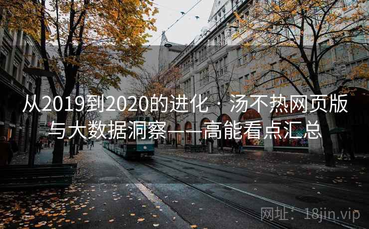 从2019到2020的进化 · 汤不热网页版与大数据洞察——高能看点汇总