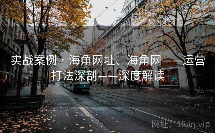 实战案例 · 海角网址、海角网——运营打法深剖——深度解读
