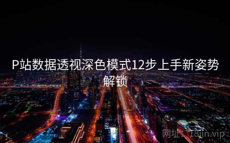 P站数据透视深色模式12步上手新姿势解锁